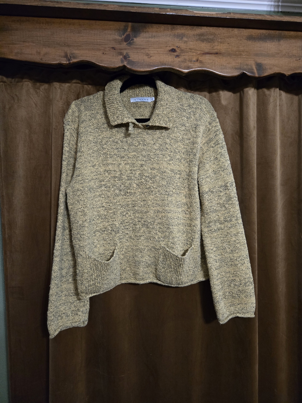 Willow Knit Sweater in Mustard Heather